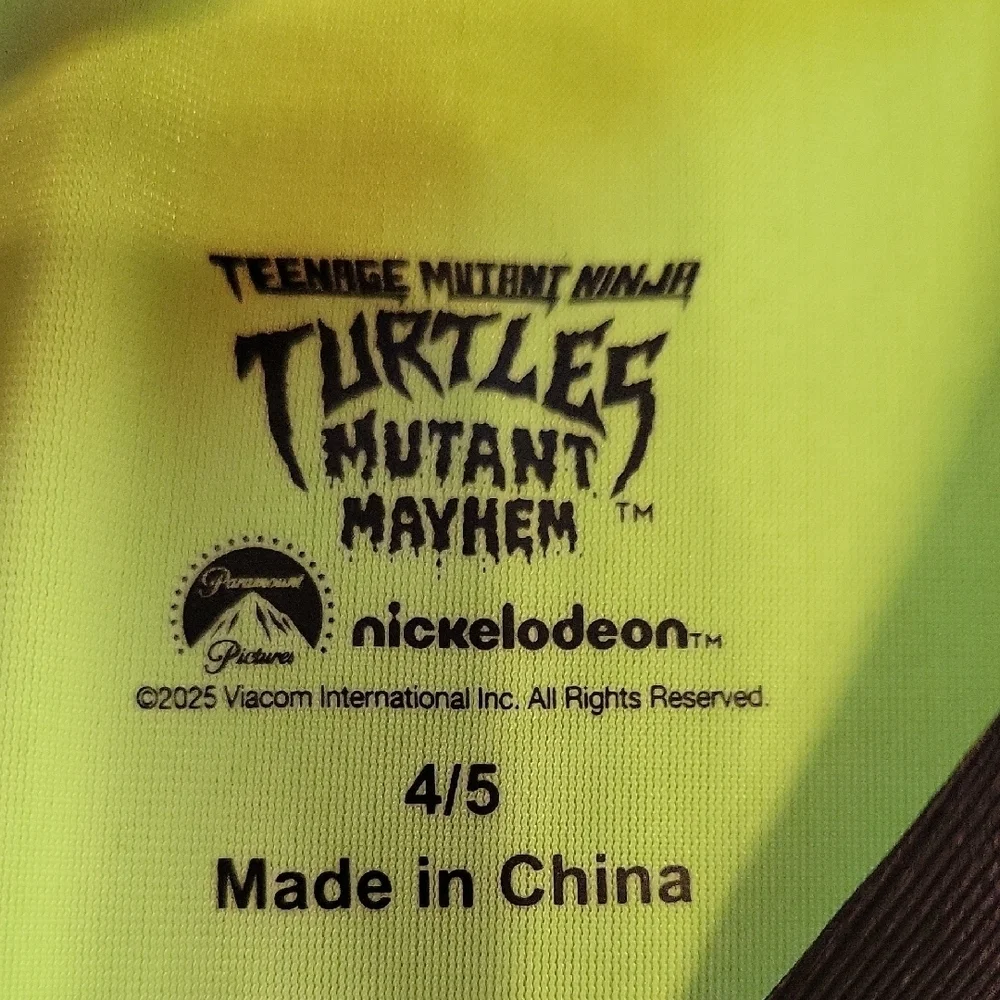 Nickelodeon Teenage Mutant Ninja TurtlesRashguard & Trunk Set Size 4/5 NWT